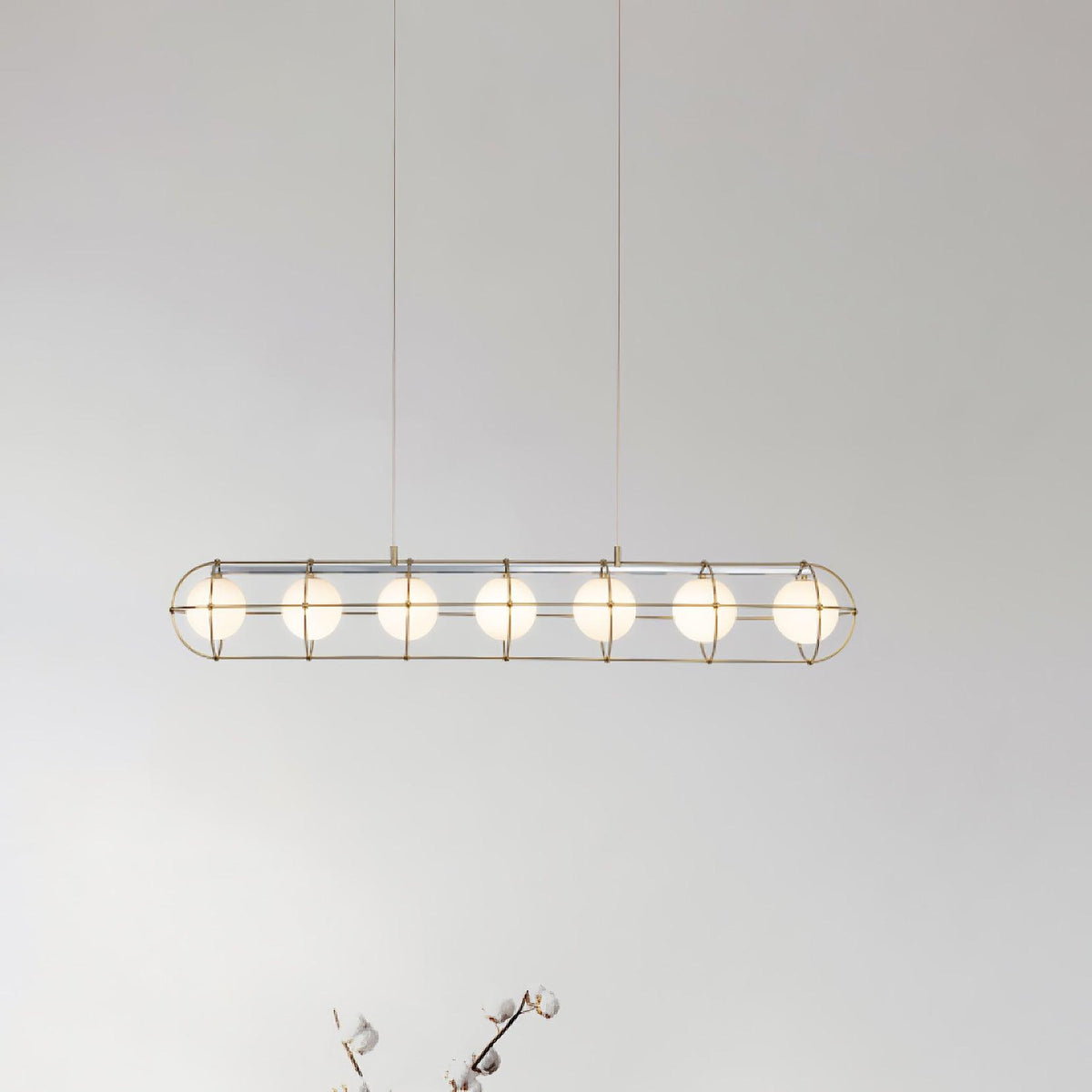 Velinissa lampadario in vetro moderno