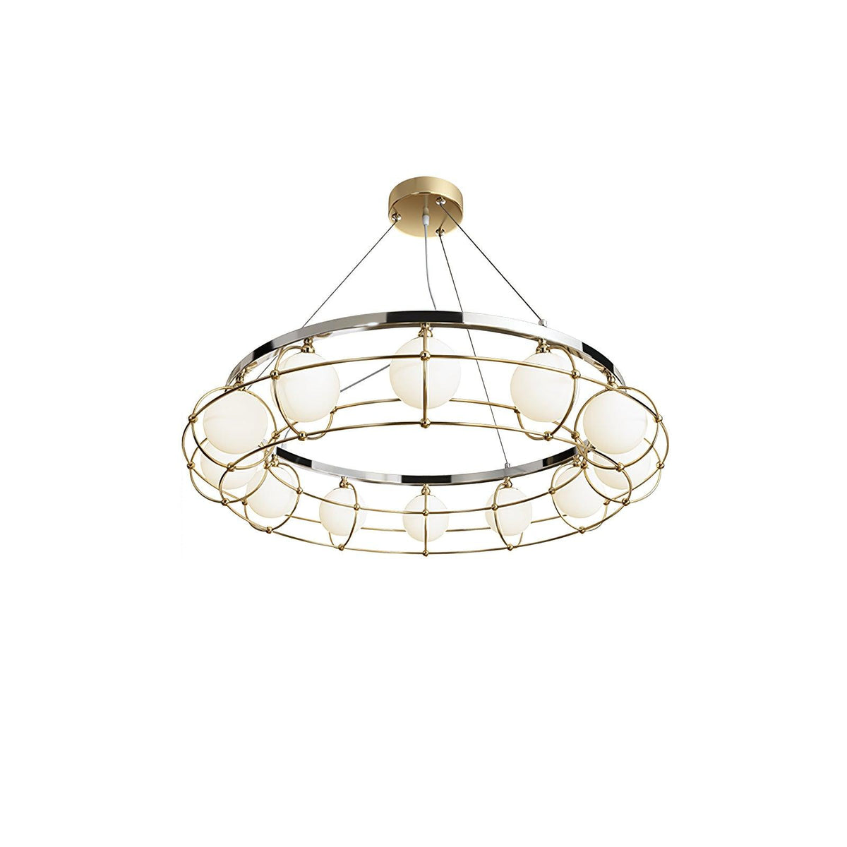 Velinissa lampadario in vetro moderno