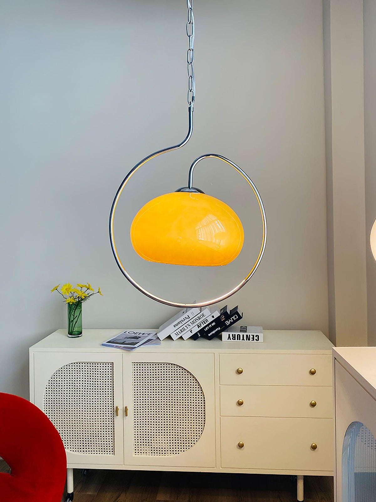 Medieval Premium Nordic Art Swag lampada a sospensione in vetro