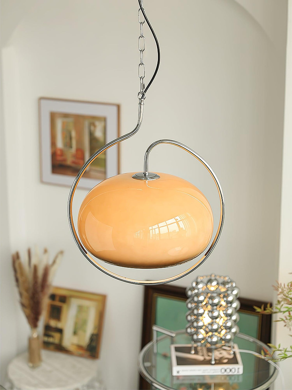 Medieval Premium Nordic Art Swag lampada a sospensione in vetro