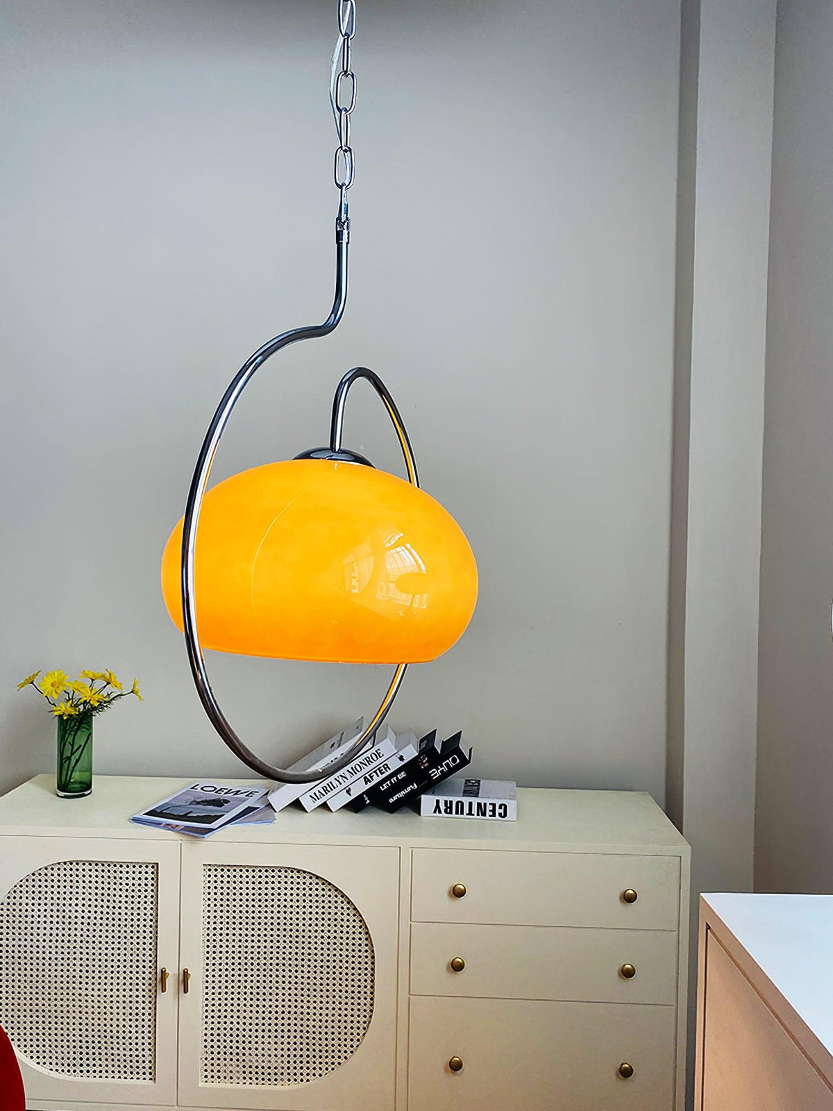 Medieval Premium Nordic Art Swag lampada a sospensione in vetro