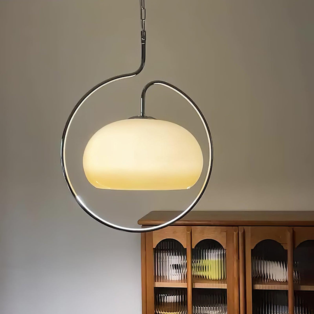Medieval Premium Nordic Art Swag lampada a sospensione in vetro