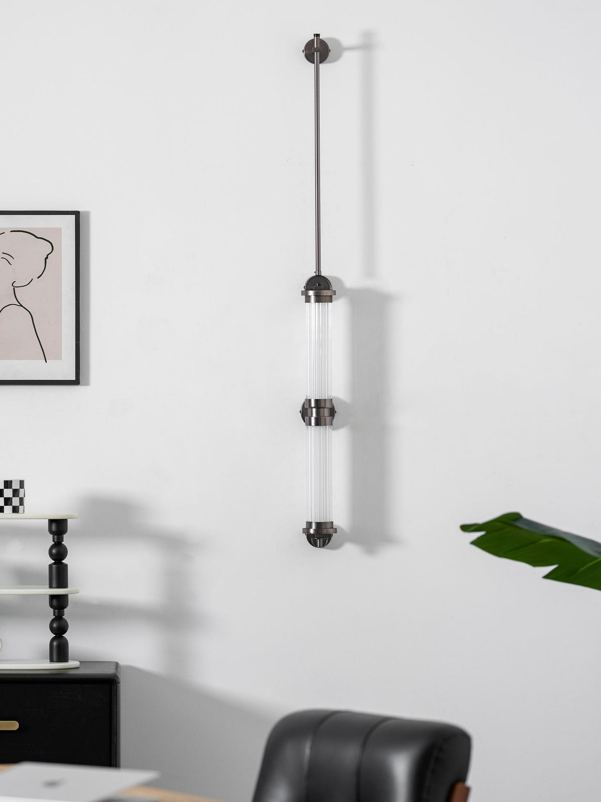 Eirirella applique in vetro verticale stile nordico