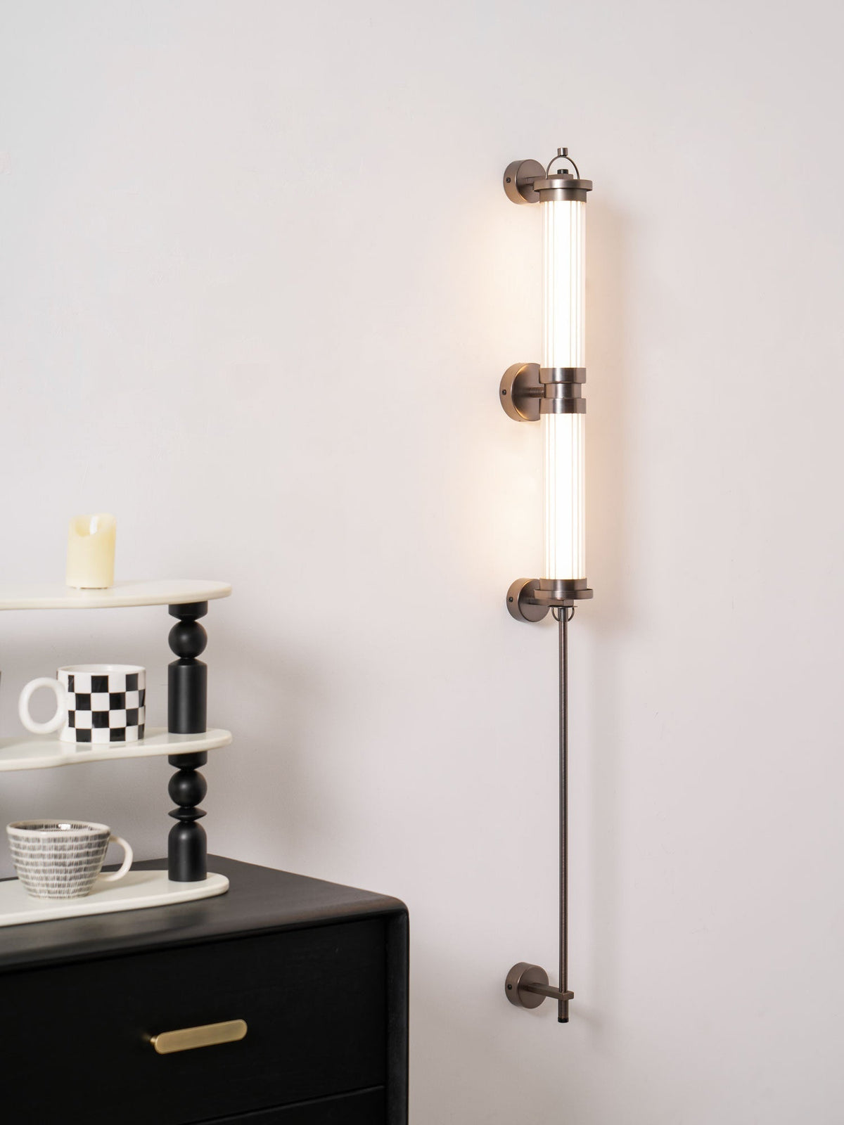 Eirirella applique in vetro verticale stile nordico