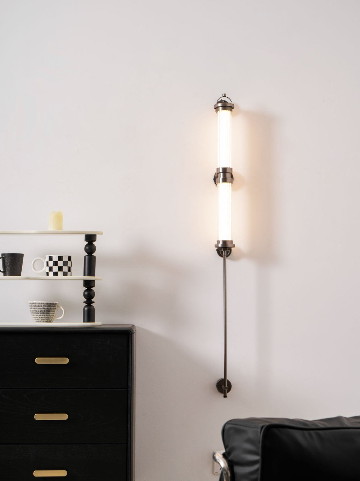 Eirirella applique in vetro verticale stile nordico