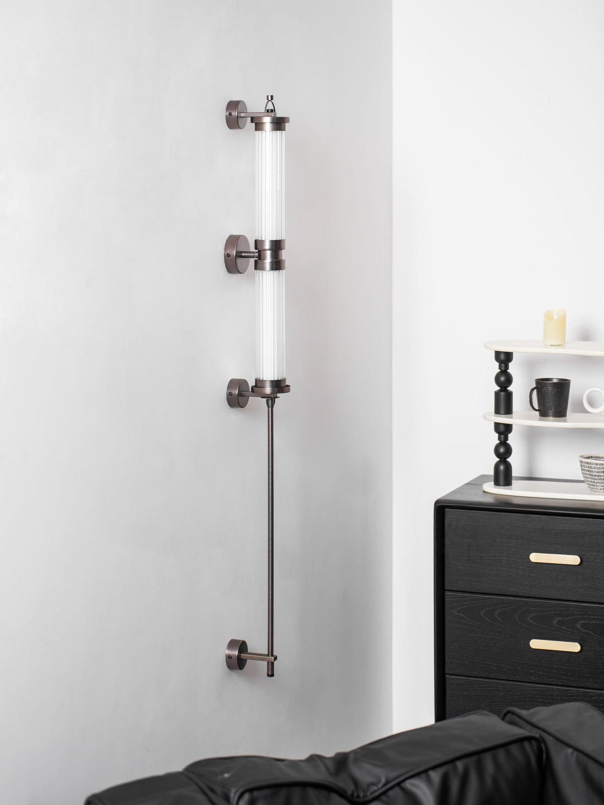 Eirirella applique in vetro verticale stile nordico