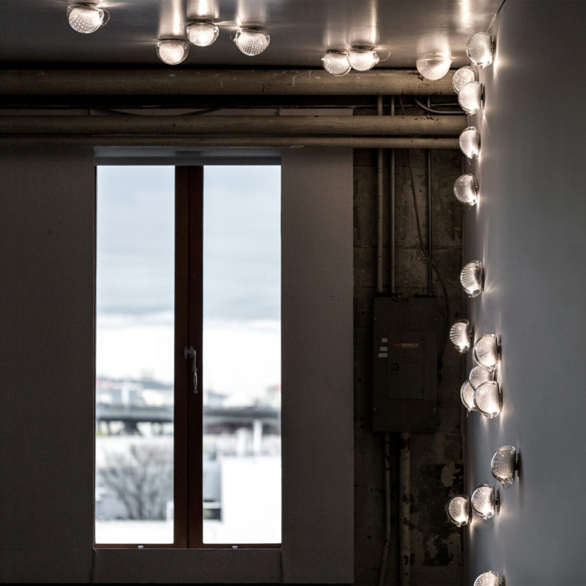 Sostor lampada da parete Premium in vetro Art Nordico e metallo