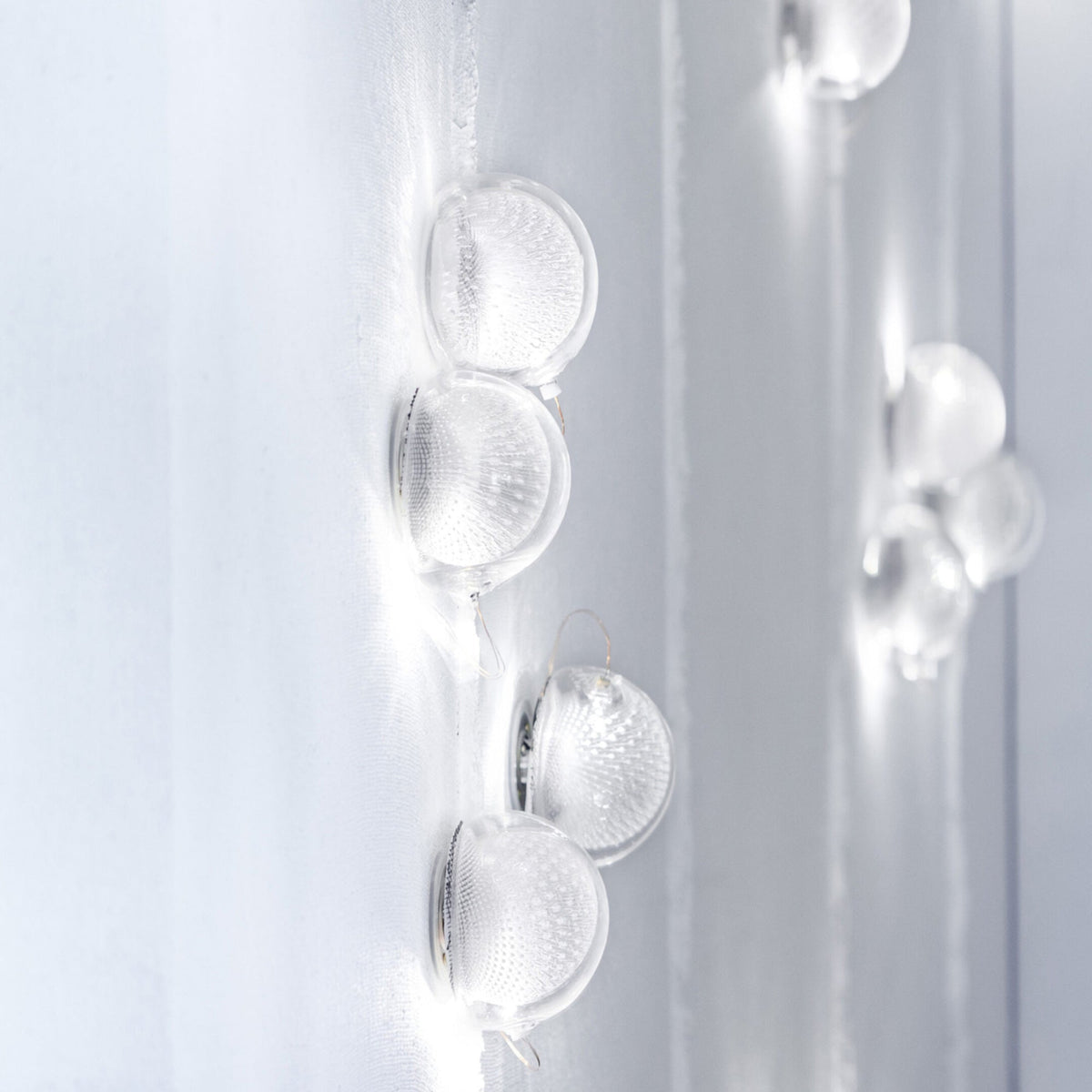 Sostor lampada da parete Premium in vetro Art Nordico e metallo