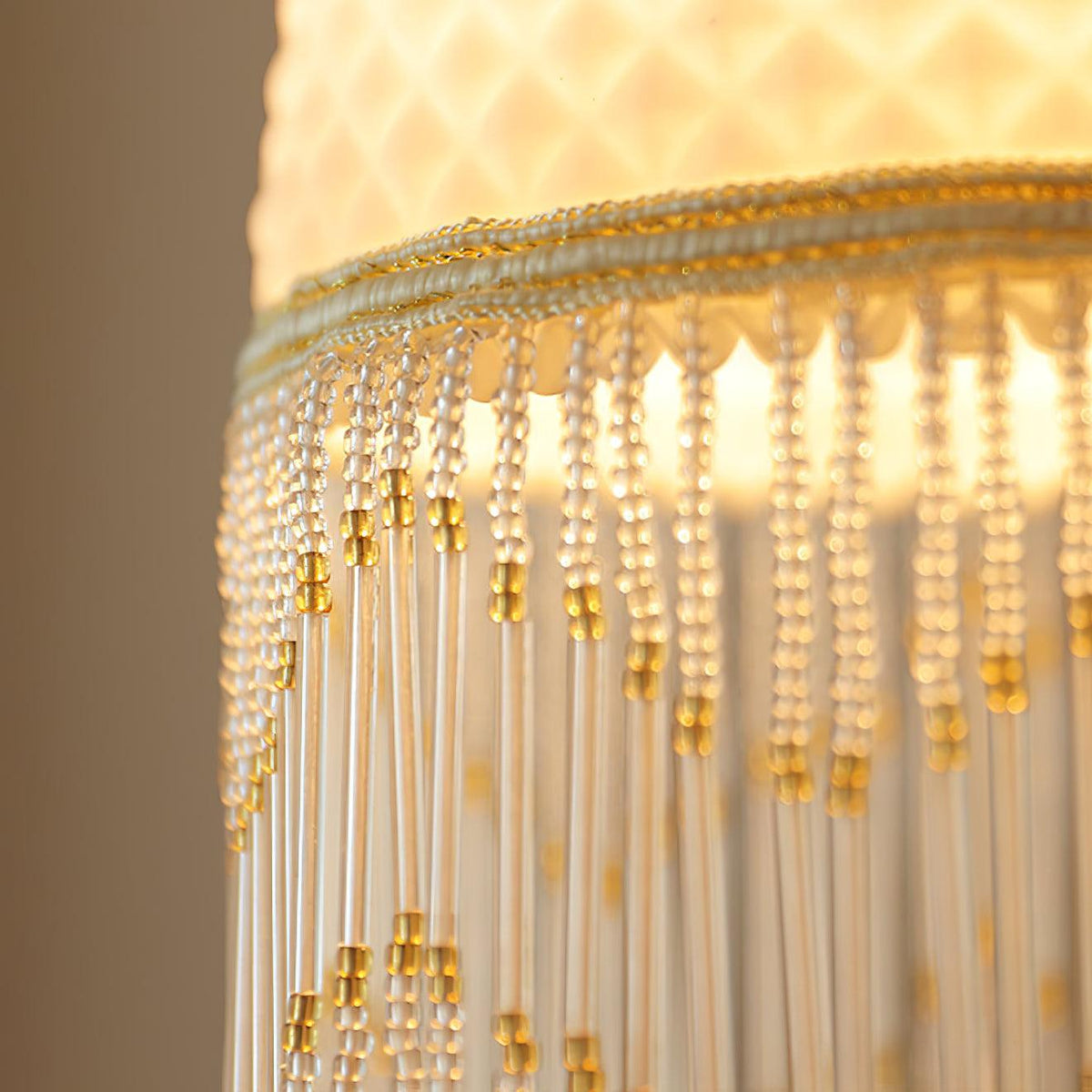Mesh Tassel lampada a sospensione in vetro