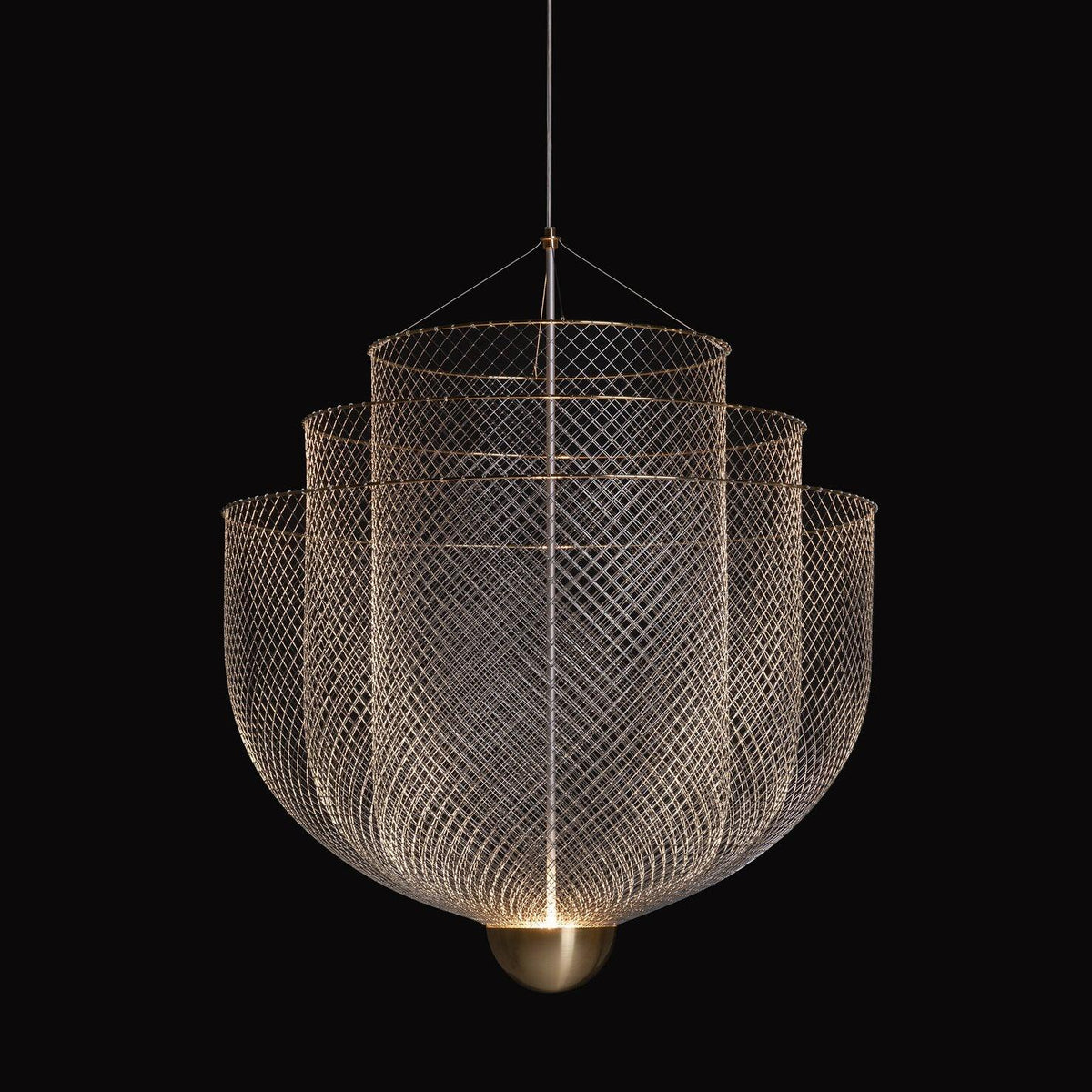 Terielissa lampadario Meshmatics Radiant Wirework