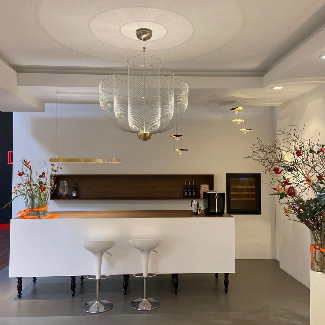 Terielissa lampadario Meshmatics Radiant Wirework