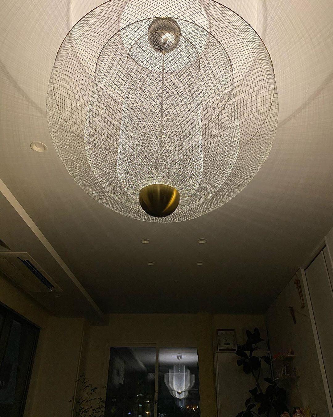 Terielissa lampadario Meshmatics Radiant Wirework