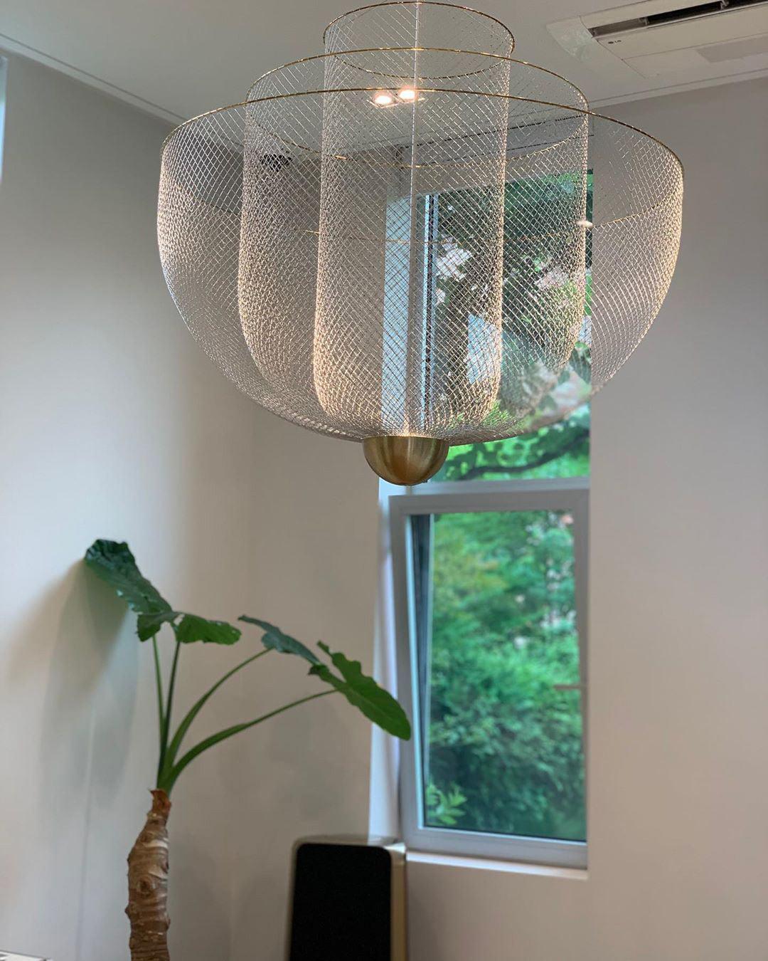 Terielissa lampadario Meshmatics Radiant Wirework