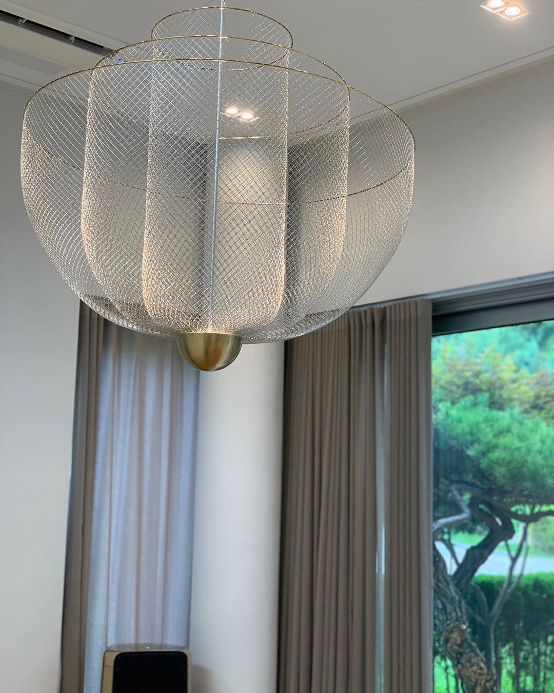 Terielissa lampadario Meshmatics Radiant Wirework