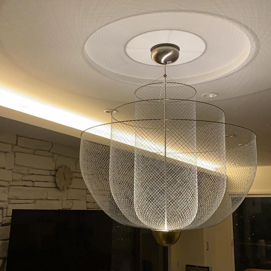 Terielissa lampadario Meshmatics Radiant Wirework