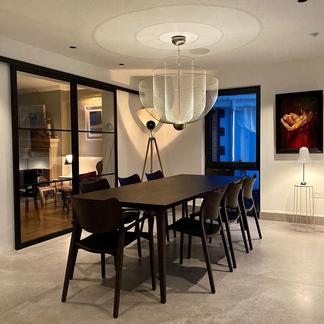 Terielissa lampadario Meshmatics Radiant Wirework