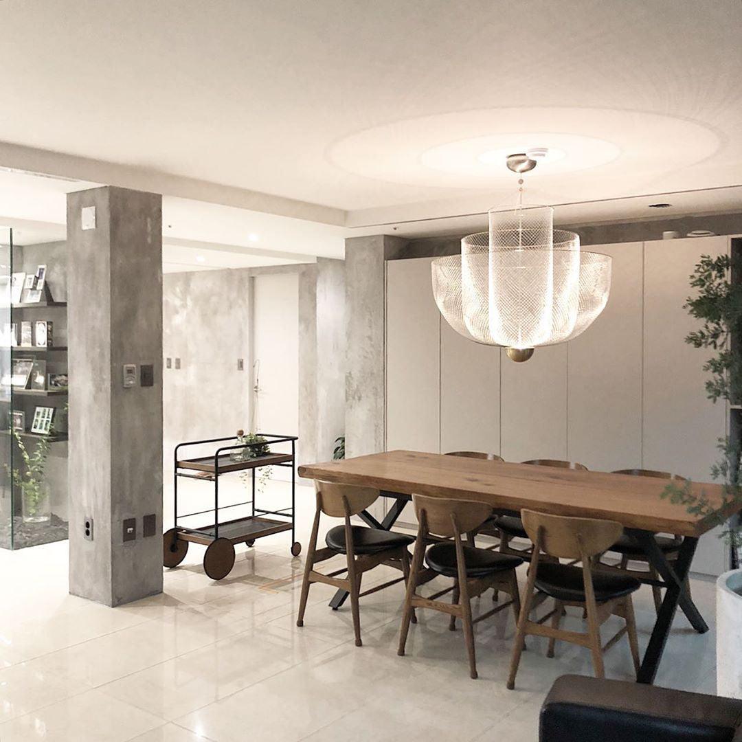 Terielissa lampadario Meshmatics Radiant Wirework