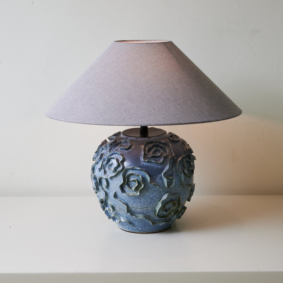 Brian lampada da tavolo vintage in Ceramica