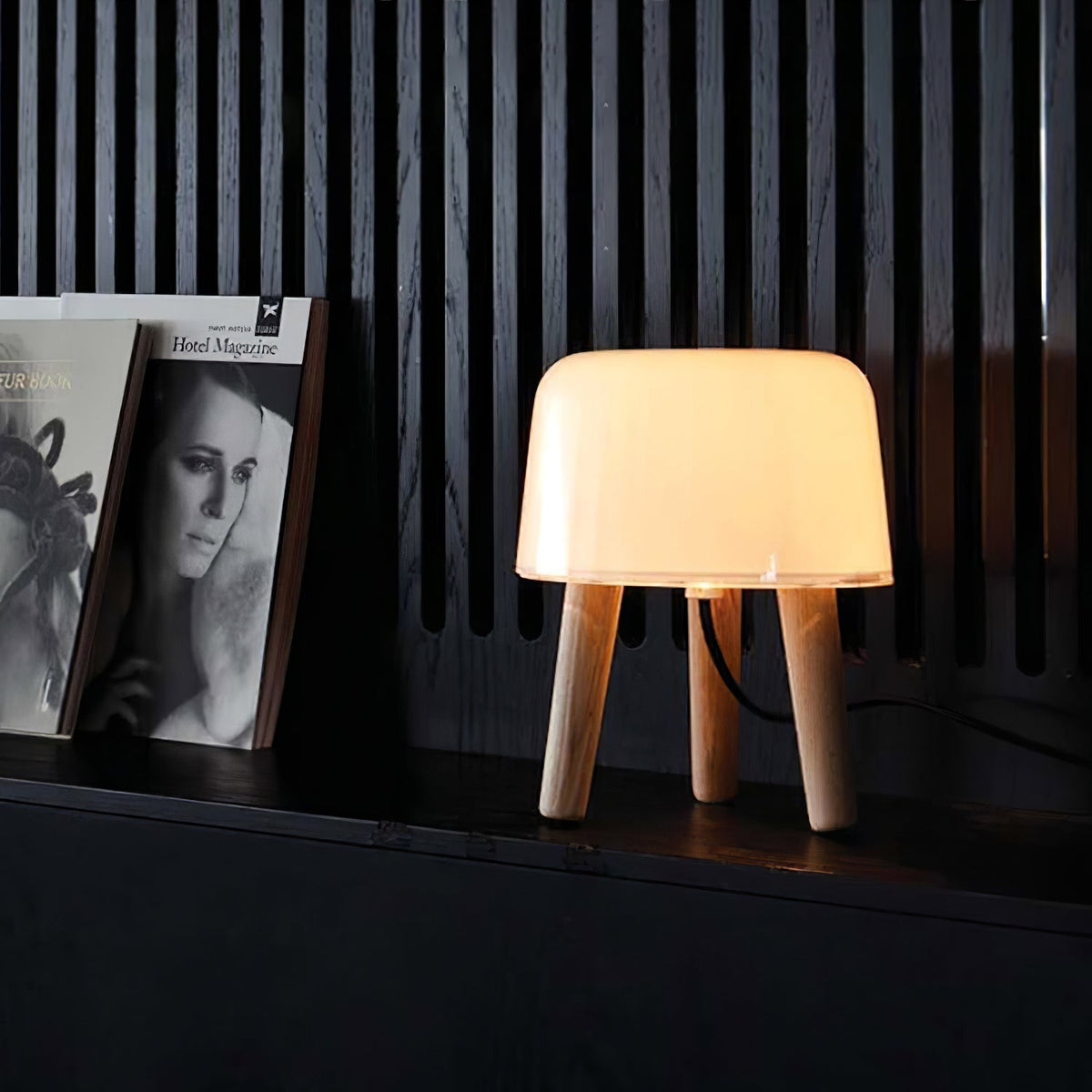 GlowPod lampada da tavolo in legno da tavolo