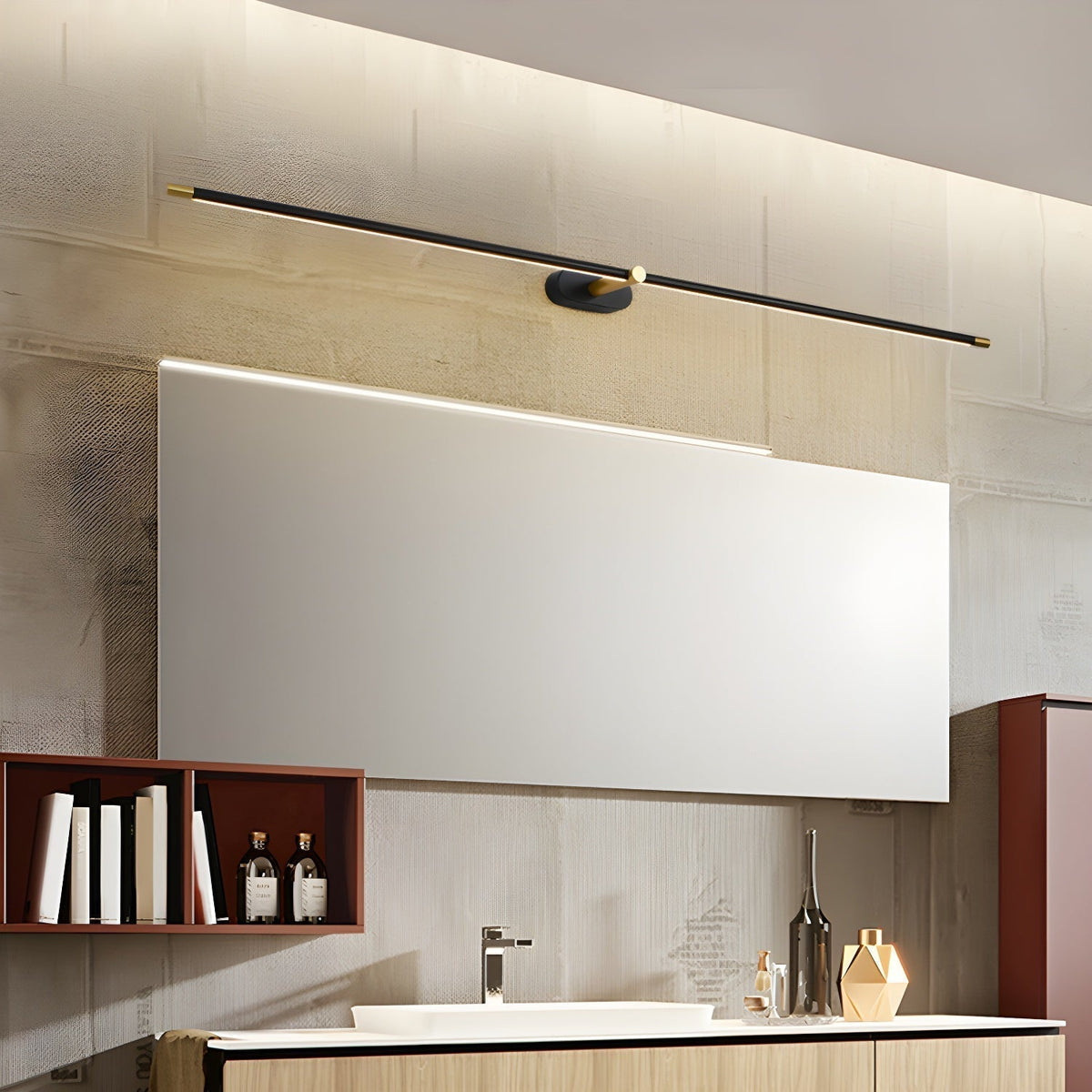 Elairette lampada da parete lineare minimalista