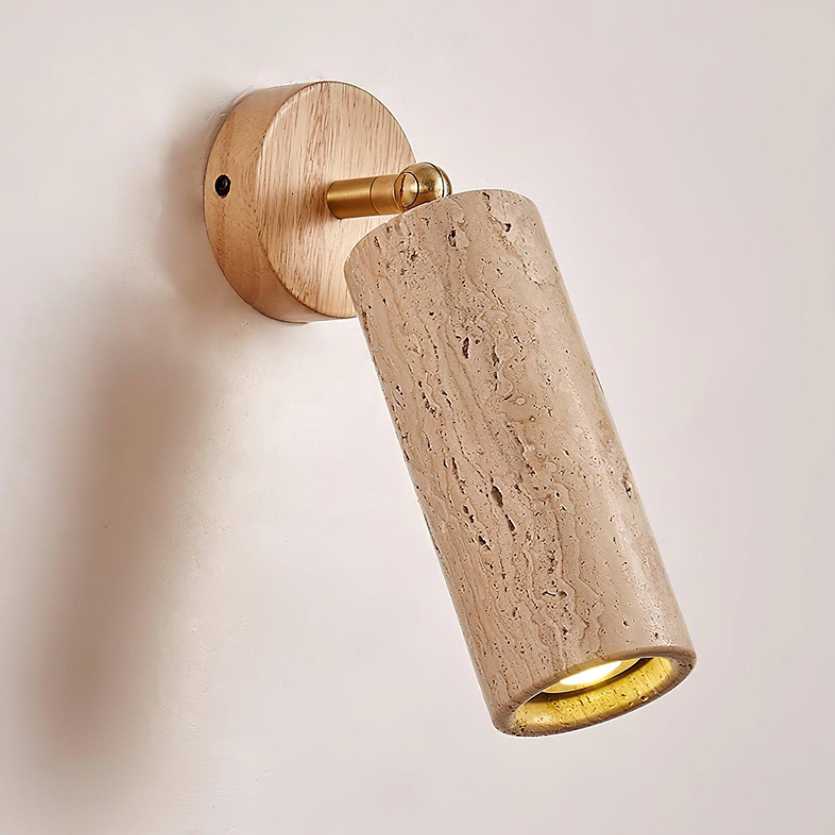 Delo applique Applicabile a parete Regolabile in travertino