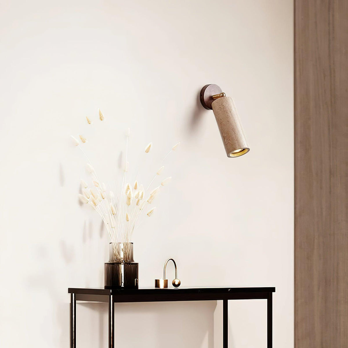 Delo applique Applicabile a parete Regolabile in travertino