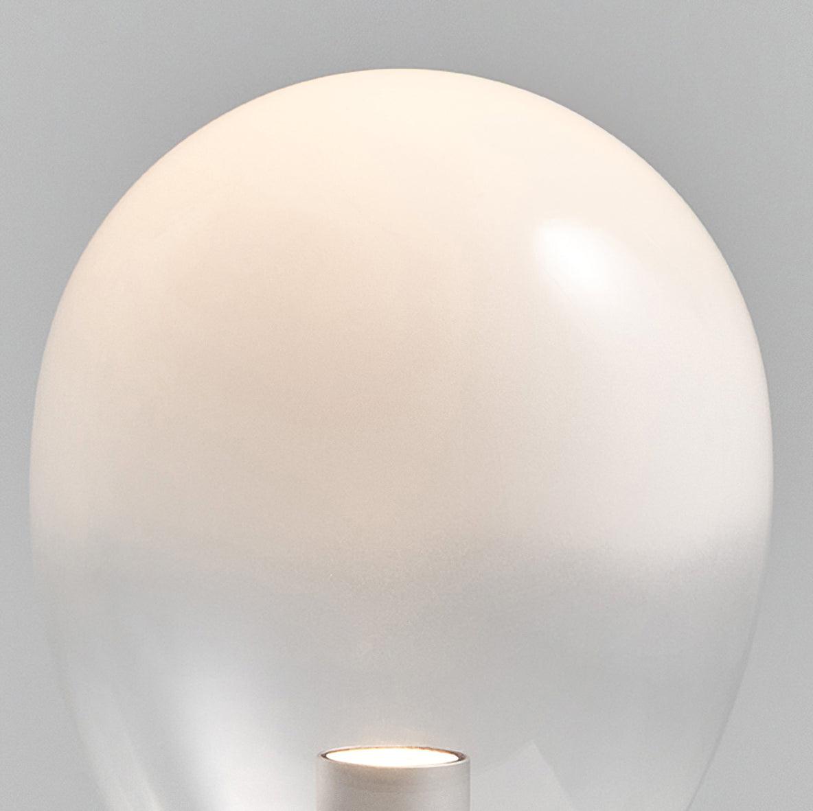 Unex lampada da tavolo in vetro oro artistico