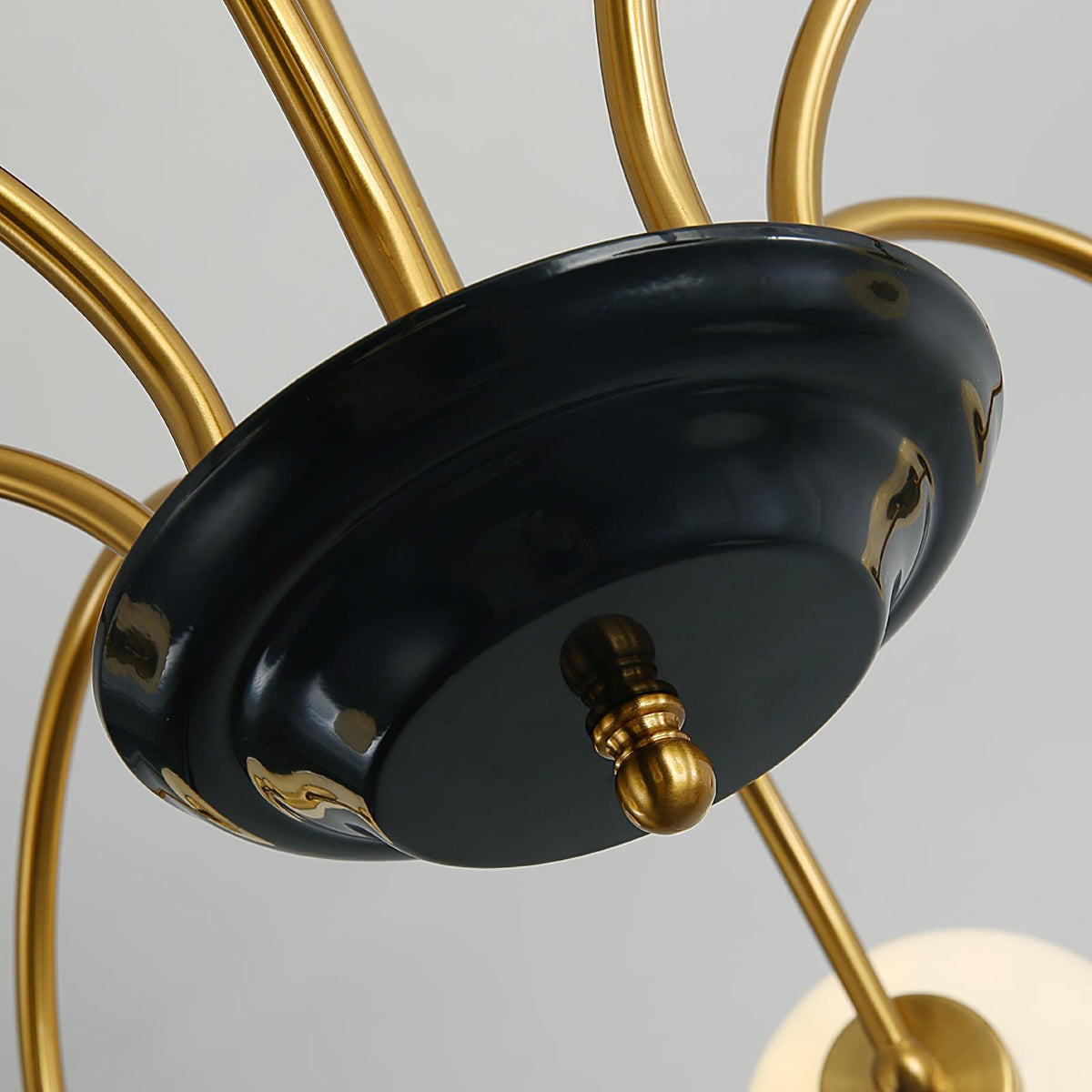 Lampadario Bracci Curvi Ombrelloni Sferici Stile moderno Retro sala da pranzo | Relic Pieces