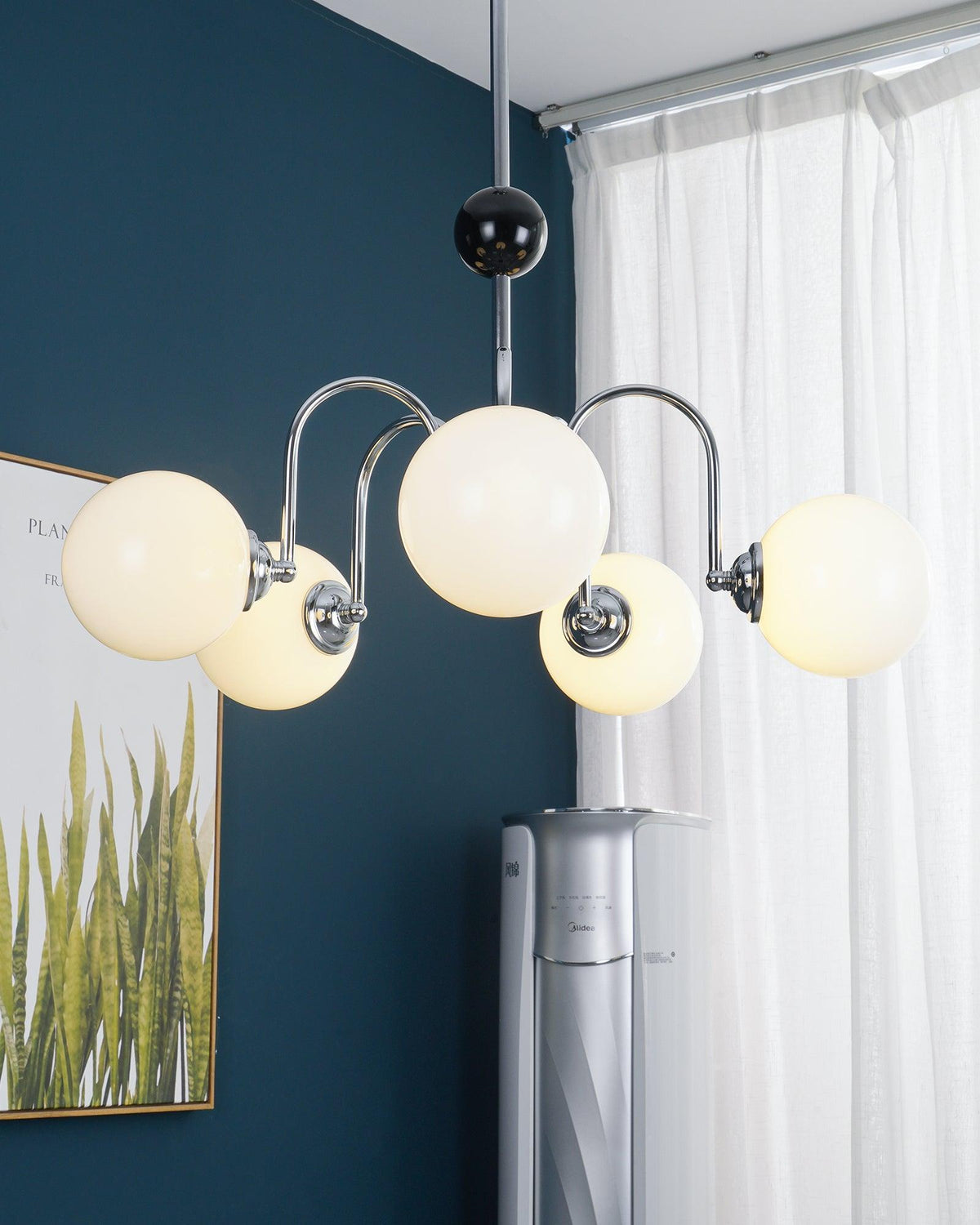 Lampadario Bracci Curvi Ombrelloni Sferici Stile moderno Retro sala da pranzo | Relic Pieces