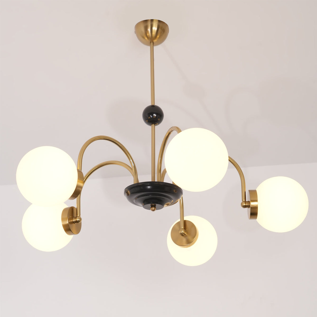 Lampadario Bracci Curvi Ombrelloni Sferici Stile moderno Retro sala da pranzo | Relic Pieces