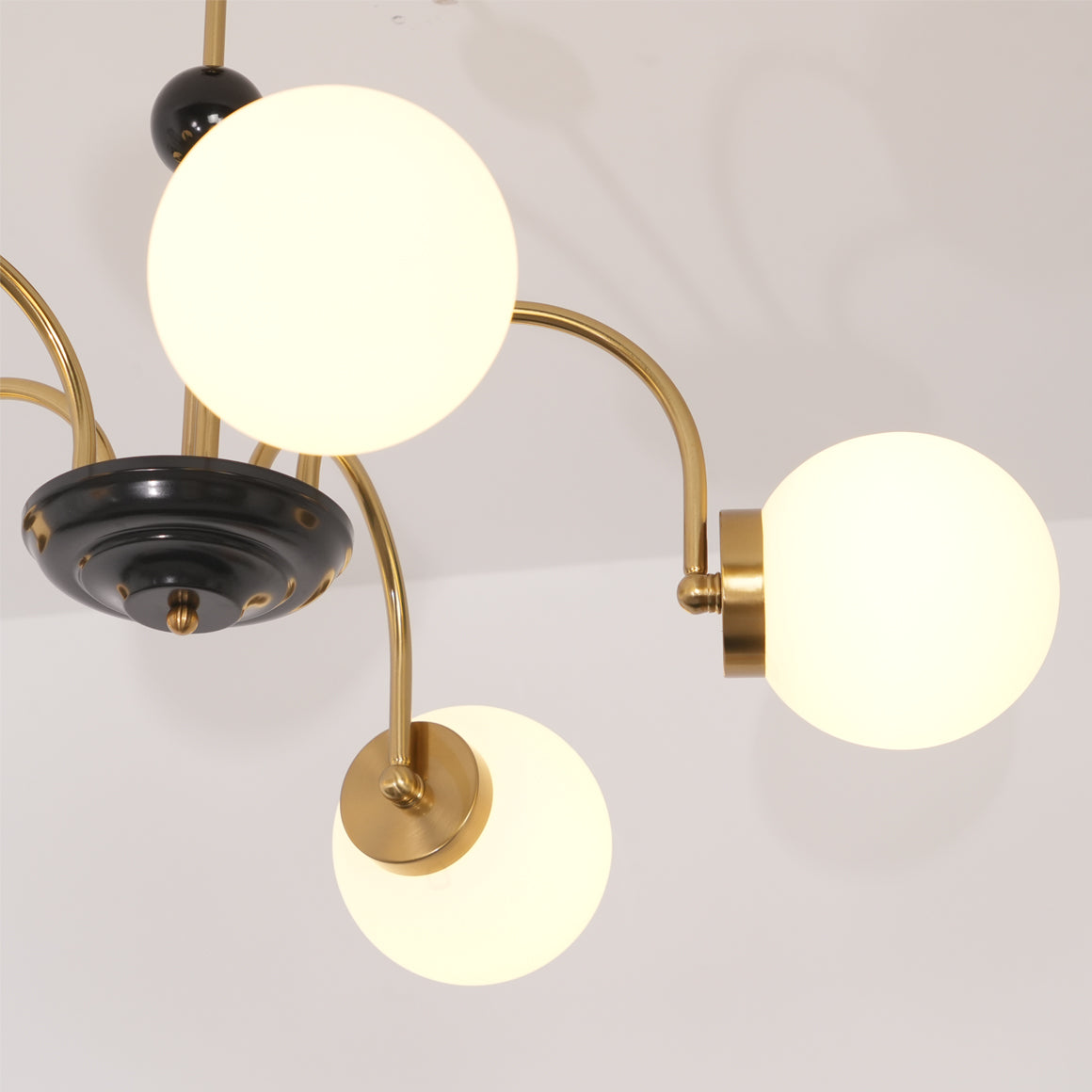 Lampadario Bracci Curvi Ombrelloni Sferici Stile moderno Retro sala da pranzo | Relic Pieces