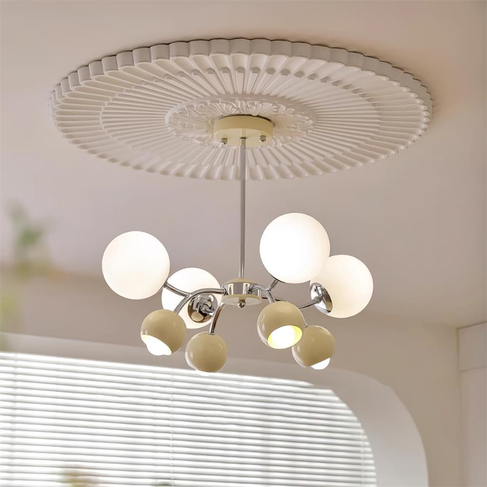 Eloria lampadario vetro Cupola Petalo minimalista Ambientale