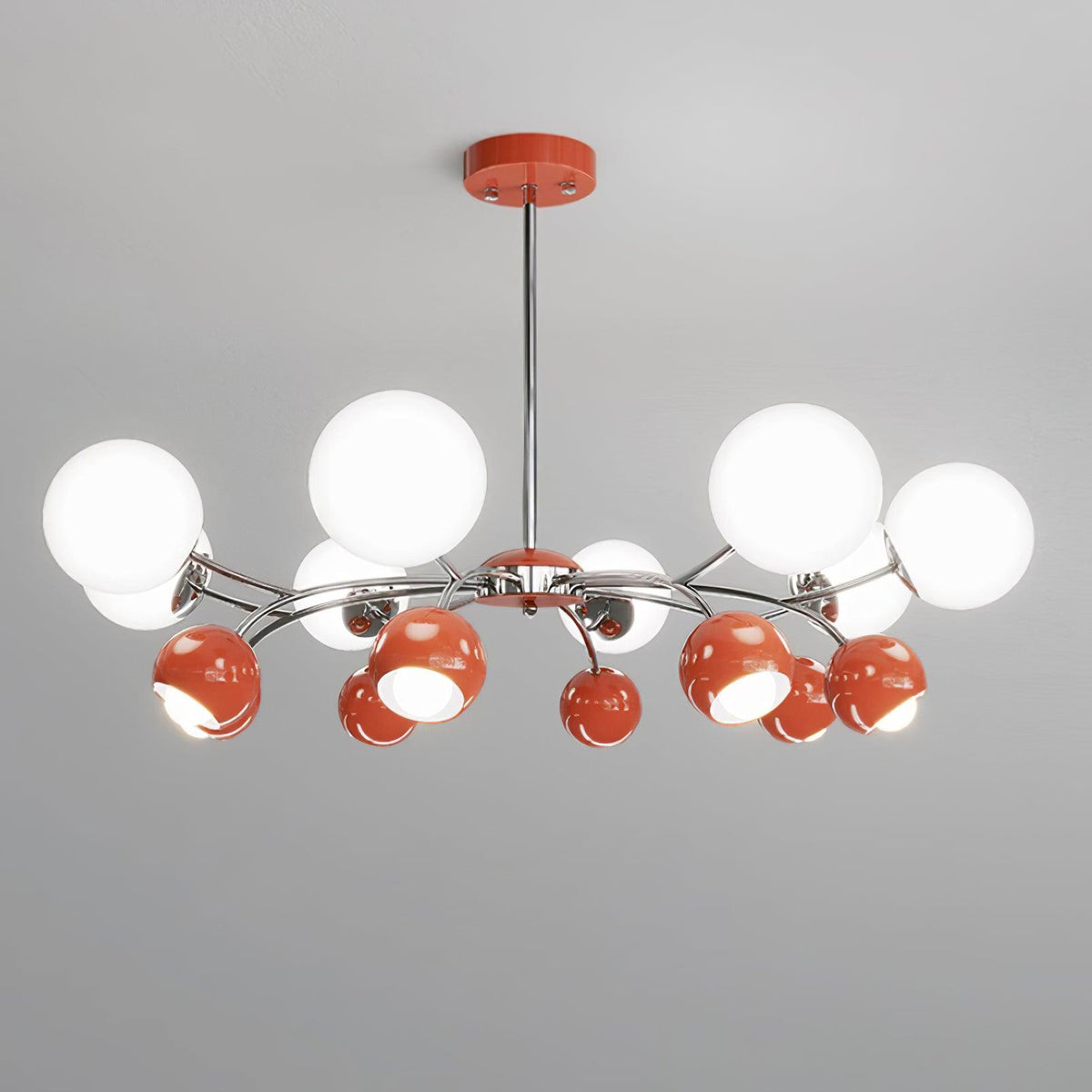 Eloria lampadario vetro Cupola Petalo minimalista Ambientale