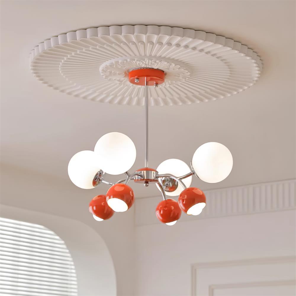 Eloria lampadario vetro Cupola Petalo minimalista Ambientale