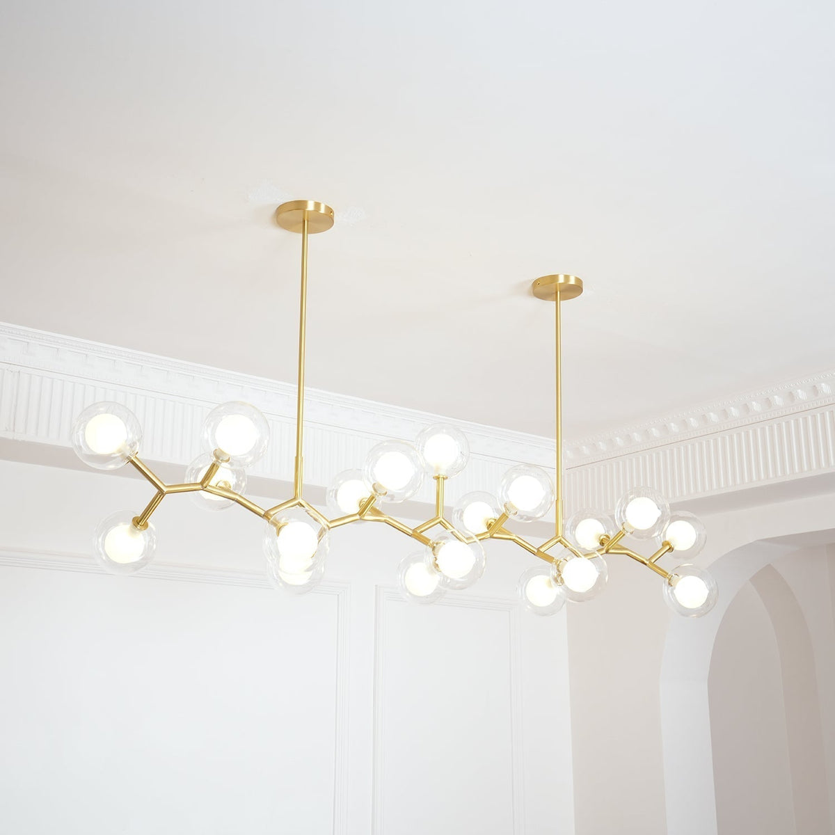 Ivexin Branch lampada a sospensione in ottone