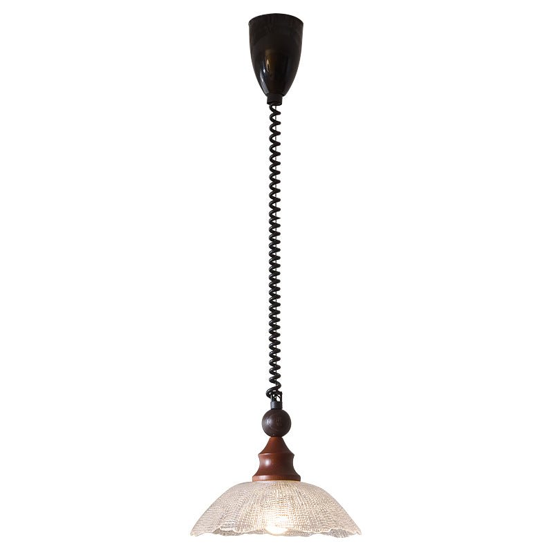 Nydoreth Elegance vintage Art lampada a sospensione in legno