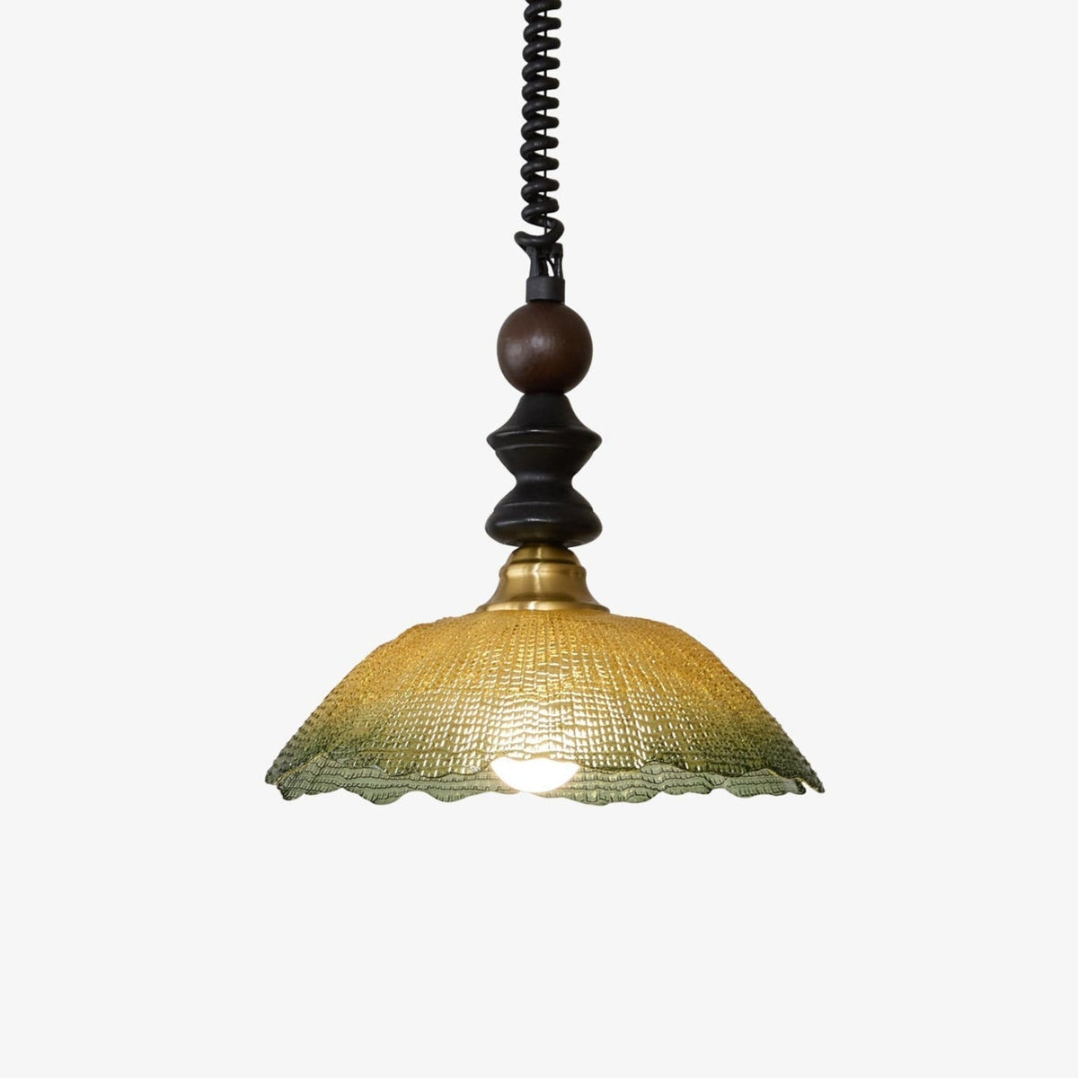 Nydoreth Elegance vintage Art lampada a sospensione in legno