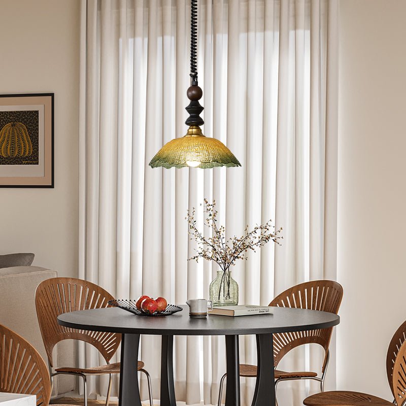 Nydoreth Elegance vintage Art lampada a sospensione in legno