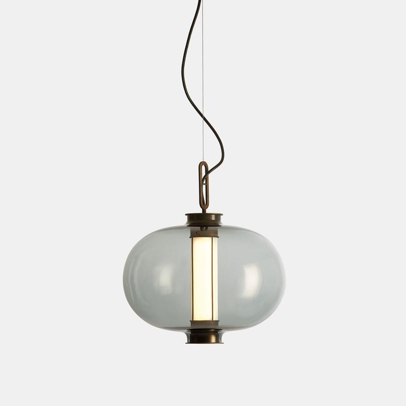Uphaos lampada a sospensione moderna minimalista in vetro