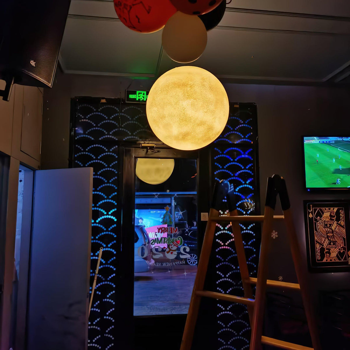 Miralaine lampada a sospensione a Forma di Luna per soggiorno