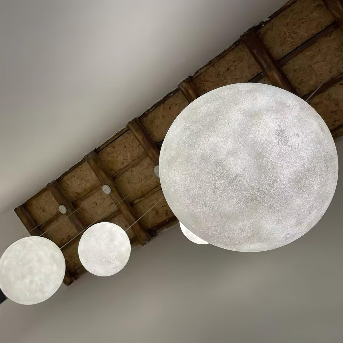 Miralaine lampada a sospensione a Forma di Luna per soggiorno