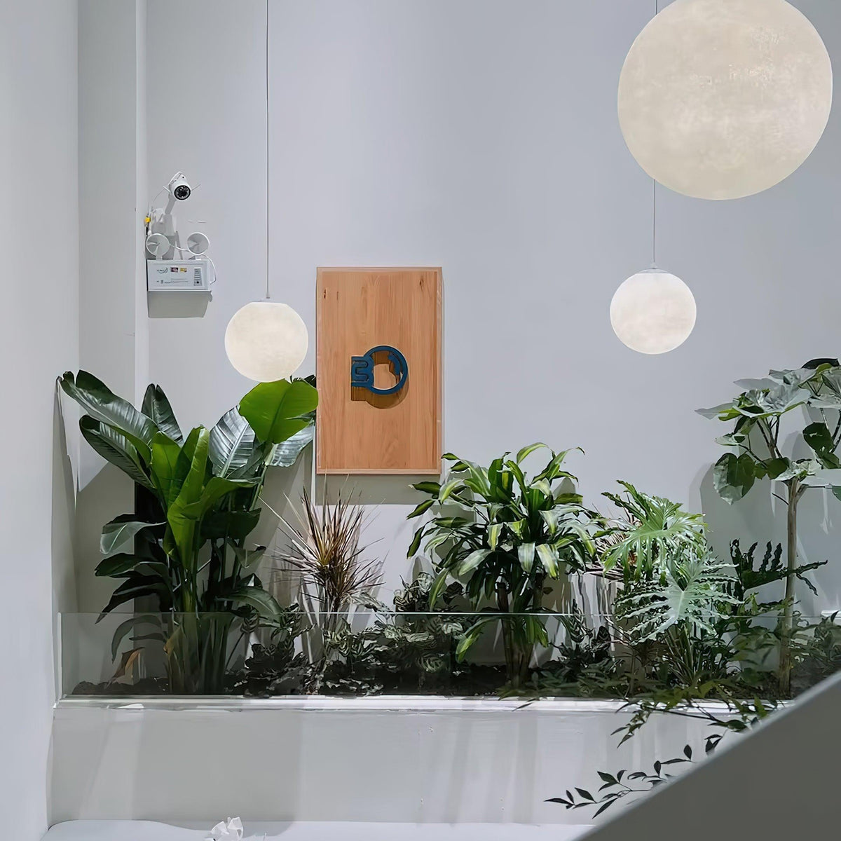 Miralaine lampada a sospensione a Forma di Luna per soggiorno