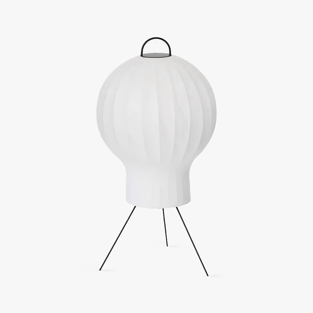 Balloon lampada da terra minimalista in Seta a globo