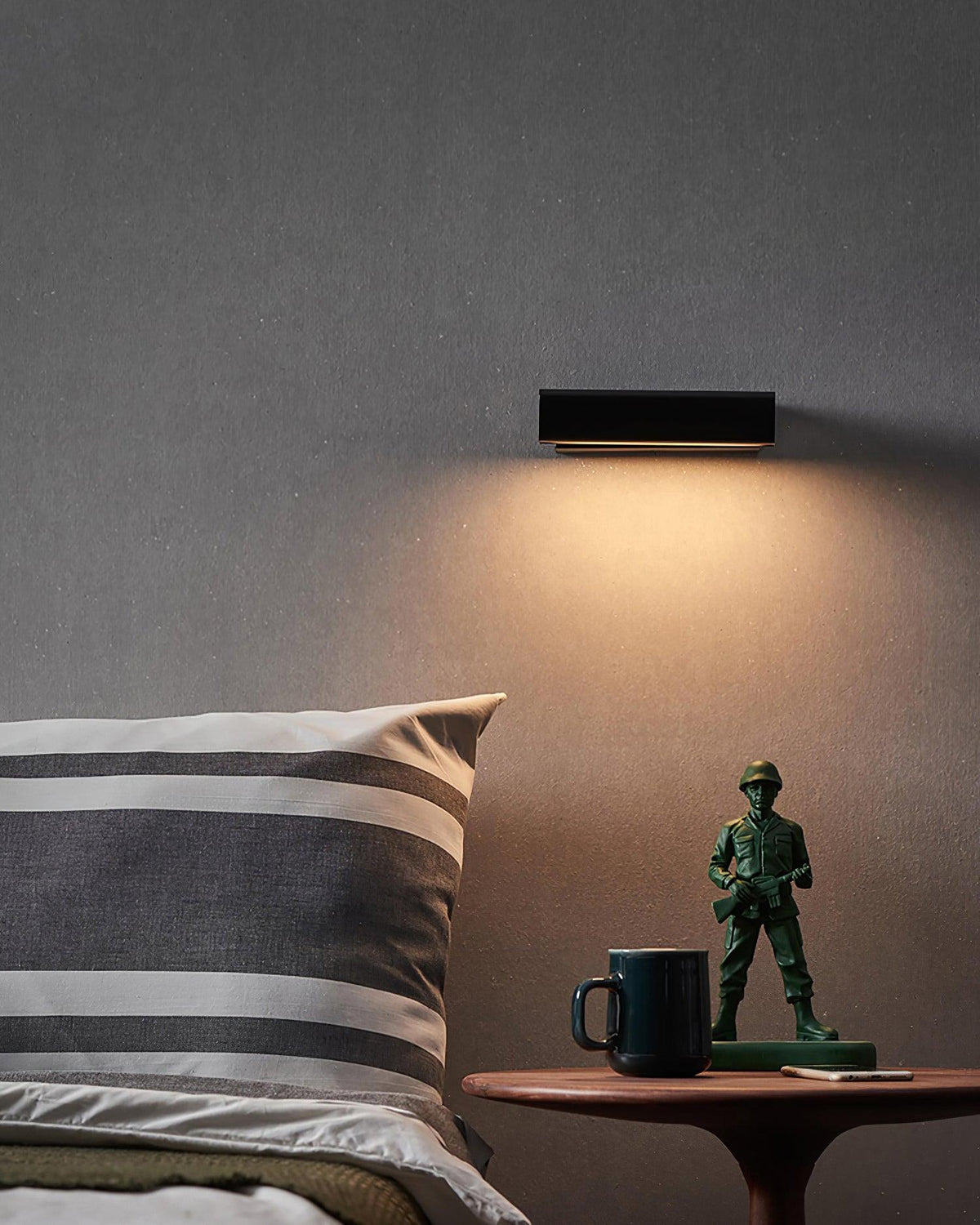 Lampada da parete regolabile in alluminio per camera da letto e soggiorno