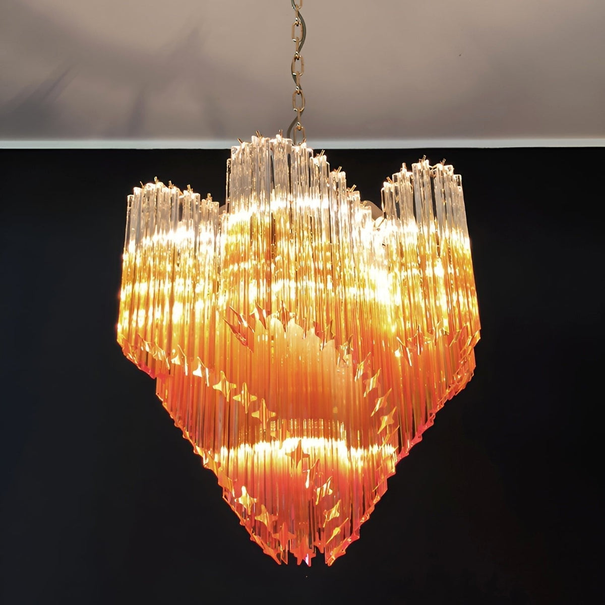 Evmararae lampadario in vetro Gradient