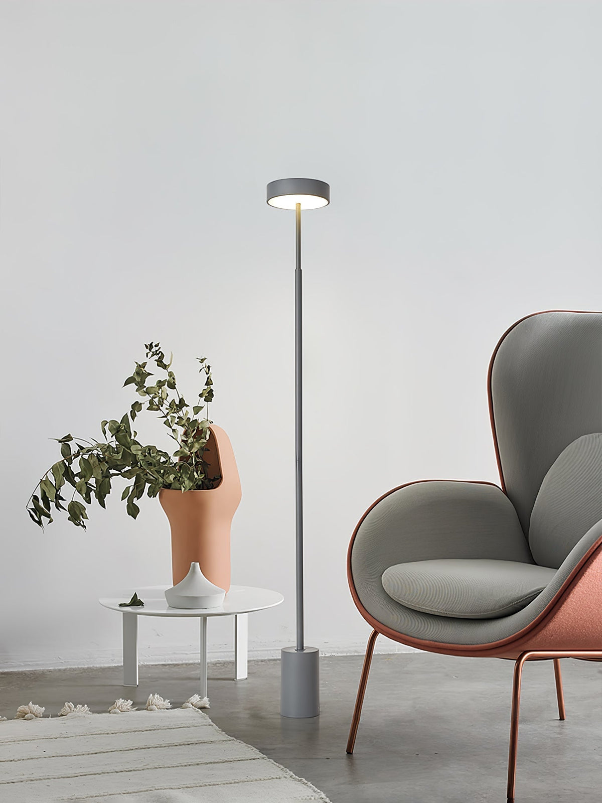 Circa lampada da terra minimalista Girevole