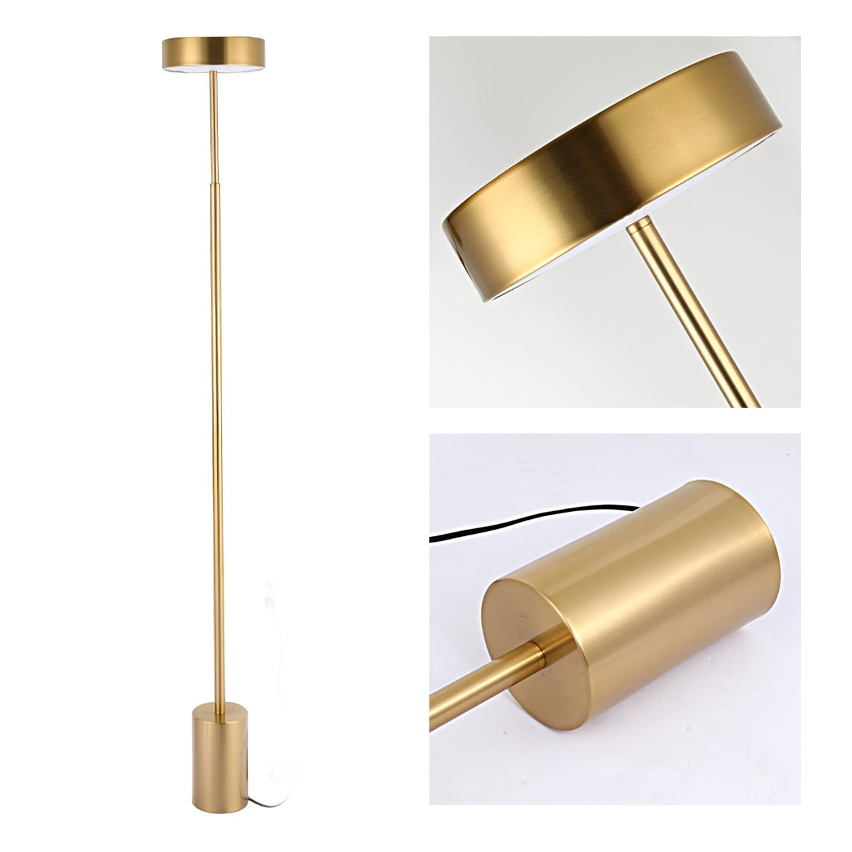 Circa lampada da terra minimalista Girevole