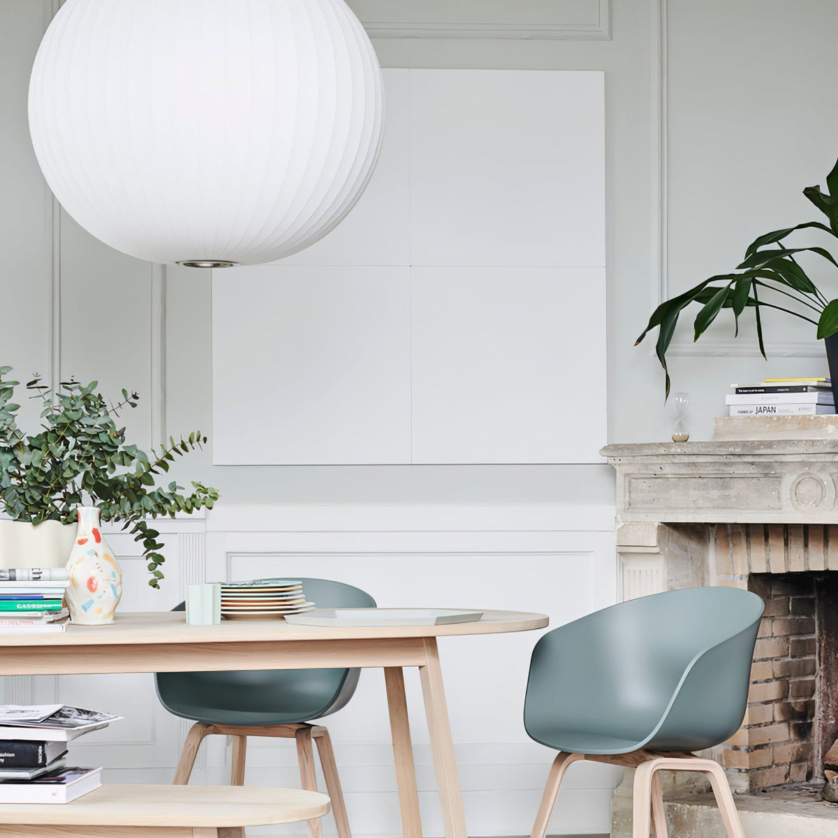 Nebula Bubble Seta di Mulberry lampada a sospensione a globo