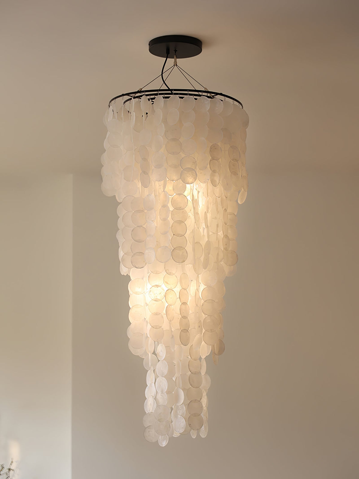 Eloryra lampadario a Cascata Guscio