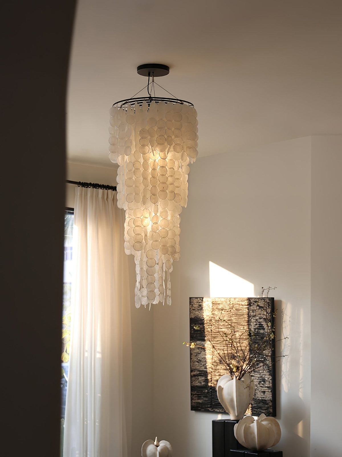 Eloryra lampadario a Cascata Guscio